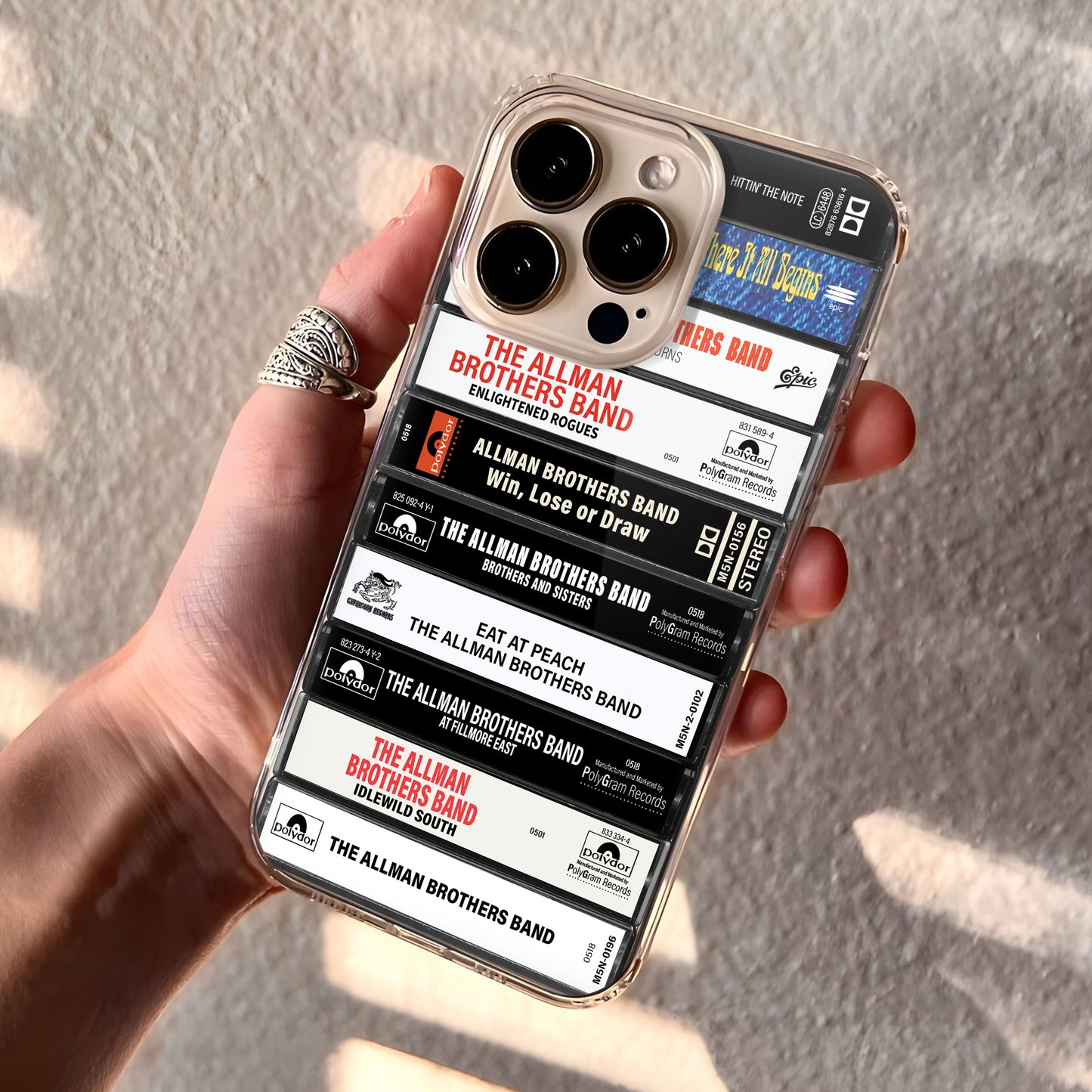 The Allman Brothers Albums Cassette Collection Retro Phone Case