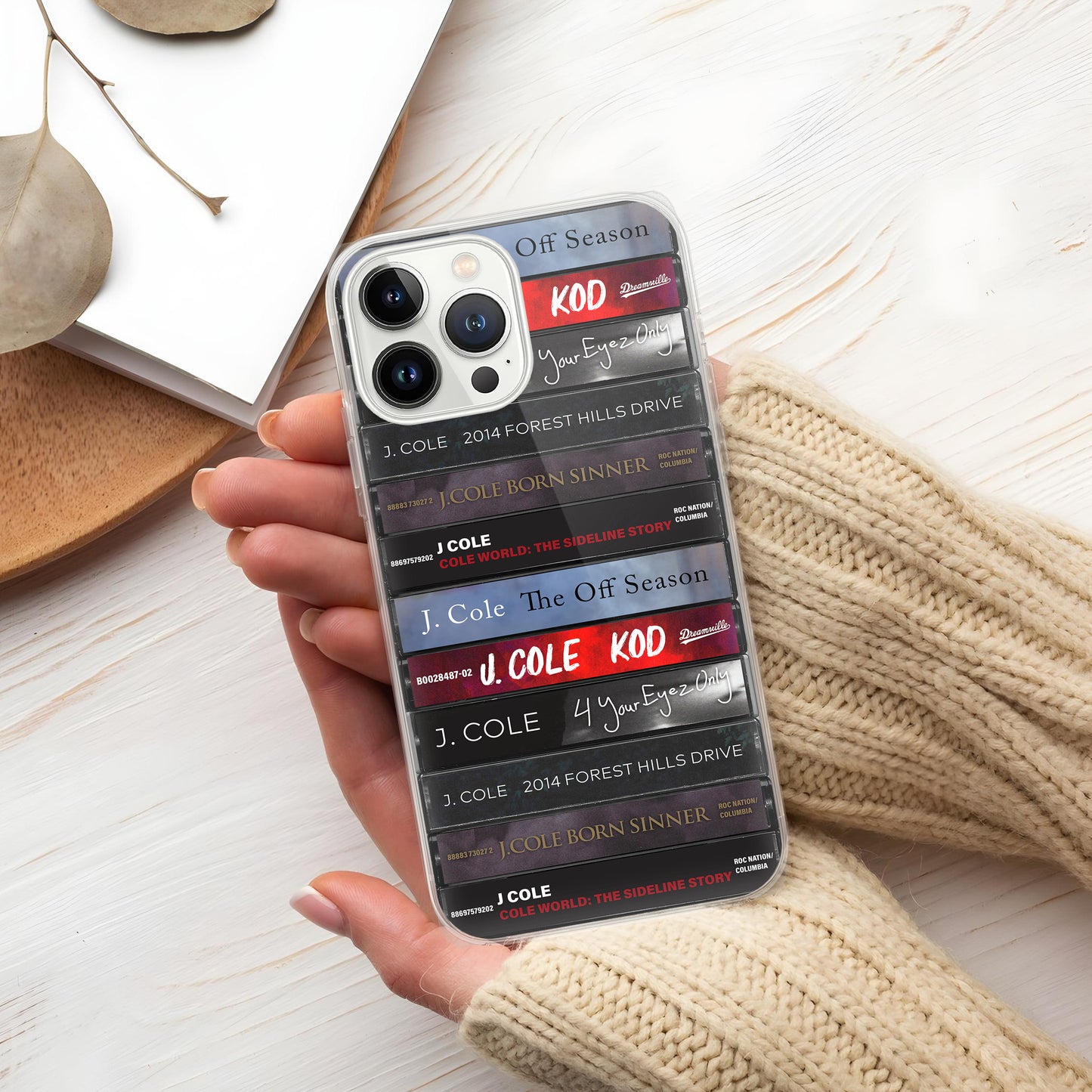 J.Cole Albums Cassette Collection Retro Phone Case