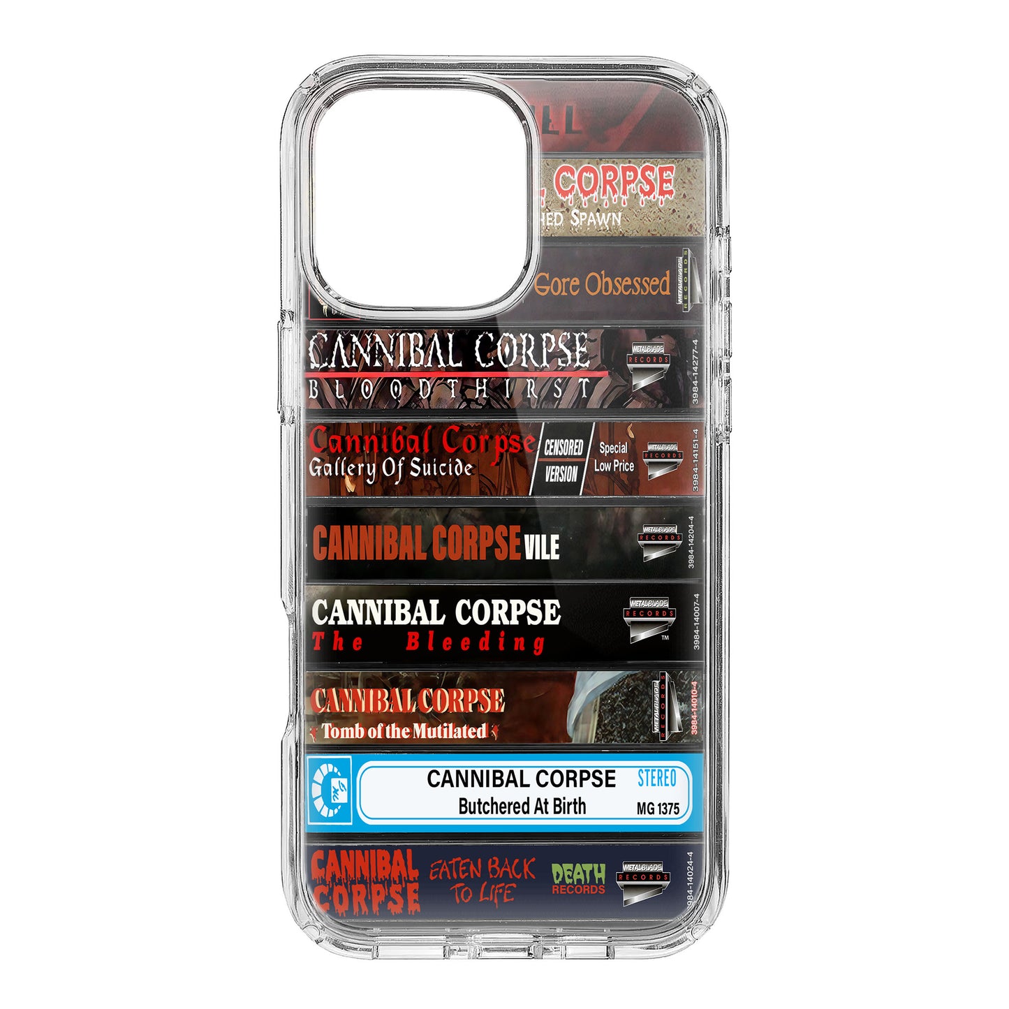 Cannibal Corpse Albums Cassette Collection Retro Phone Case