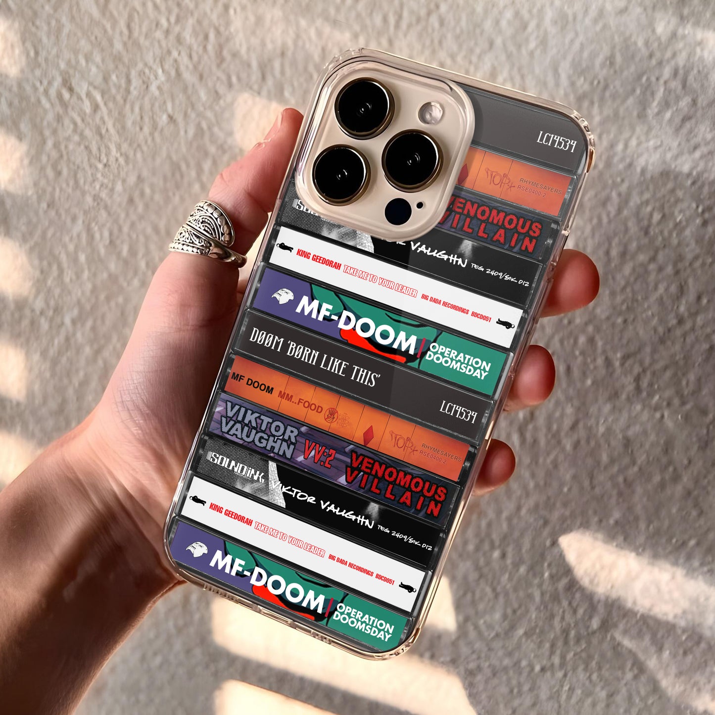 MF Doom Albums Cassette Collection Retro Phone Case