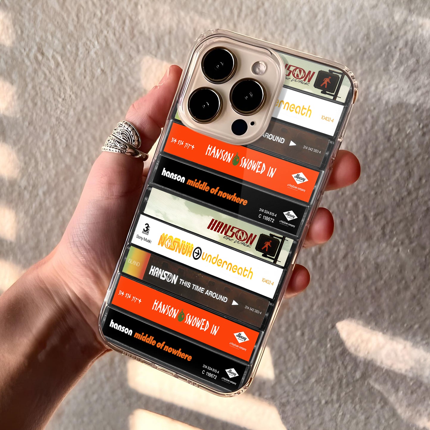 Hanson Albums Cassette Collection Retro Phone Case