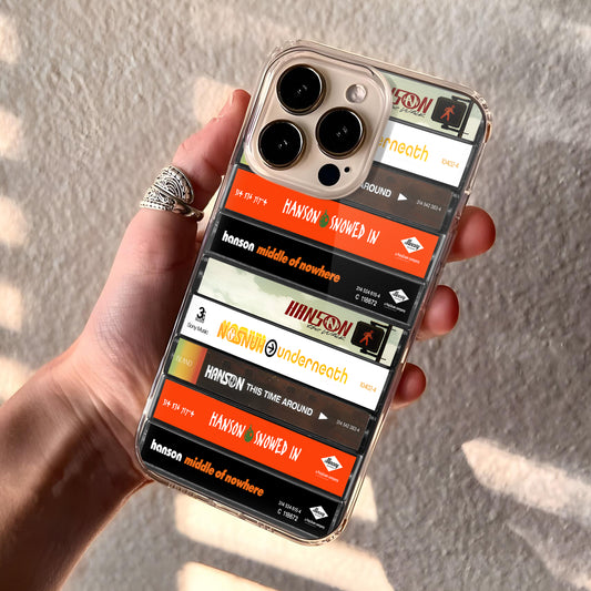 Hanson Albums Cassette Collection Retro Phone Case
