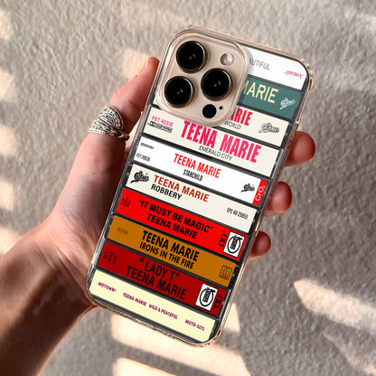 Teena Marie Albums Cassette Collection Retro Phone Case