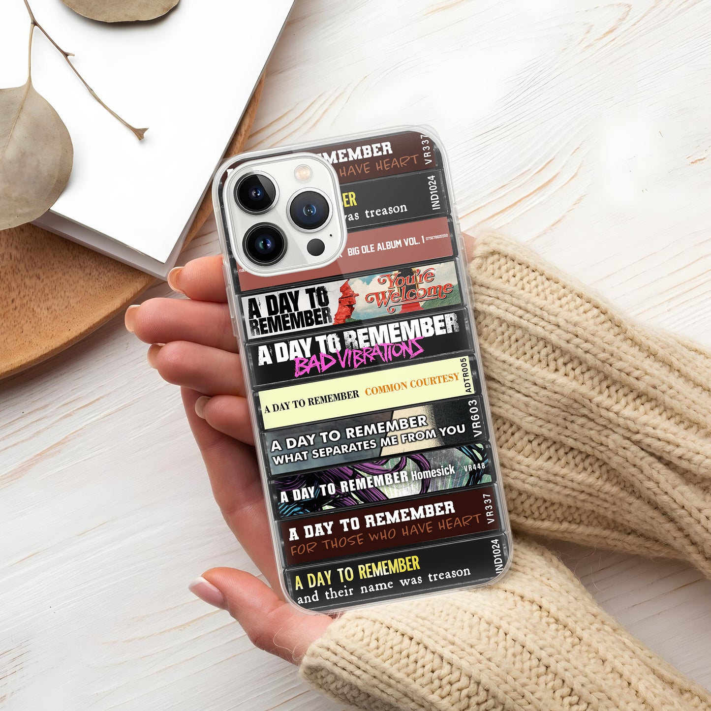 A Day to Remember Albums Cassette Collection Retro Phone Case