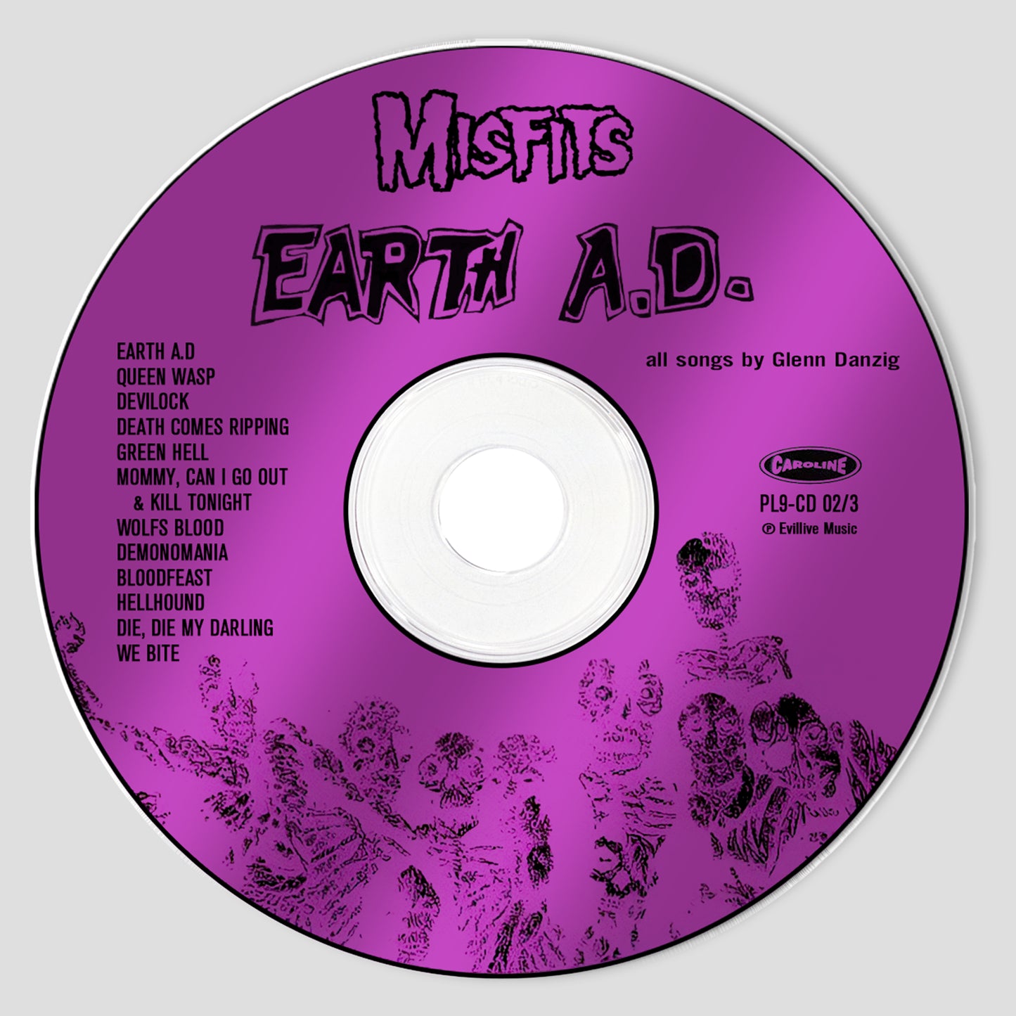 Earth A.D. CD Magnetic Phone Grip - Misfits