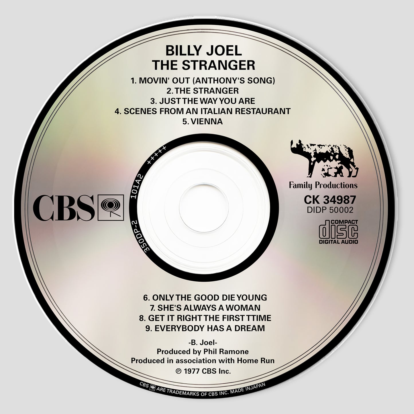 The Stranger CD Magnetic Phone Grip - Billy Joel