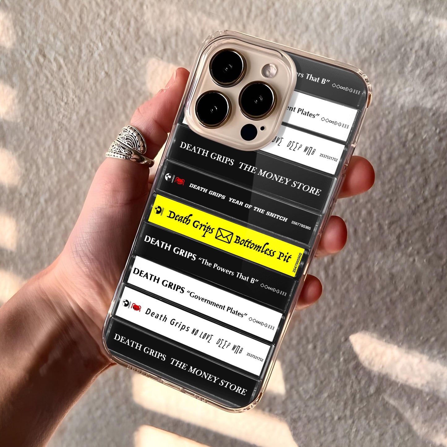 Death Grips Albums Cassette Collection Retro Phone Case