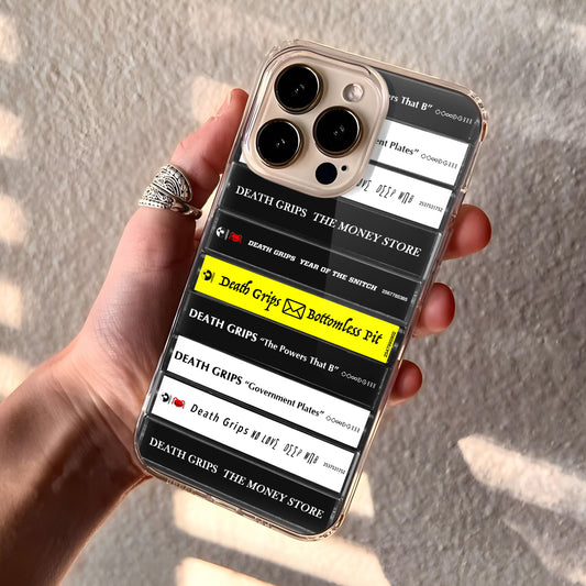 Death Grips Albums Cassette Collection Retro Phone Case