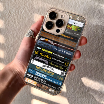 Helloween Albums Cassette Collection Retro Phone Case