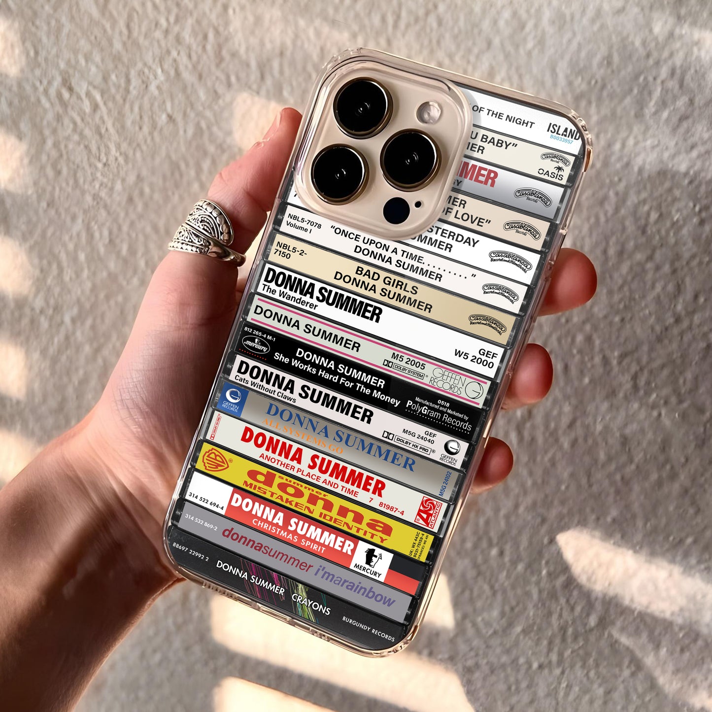 Donna Summer Albums Cassette Collection Retro Phone Case