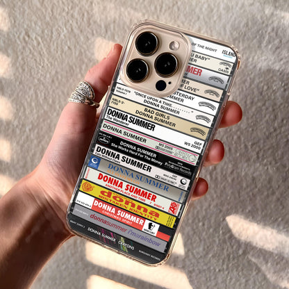 Donna Summer Albums Cassette Collection Retro Phone Case