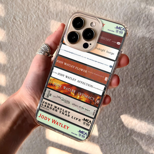 Jody Watley Albums Cassette Collection Retro Phone Case