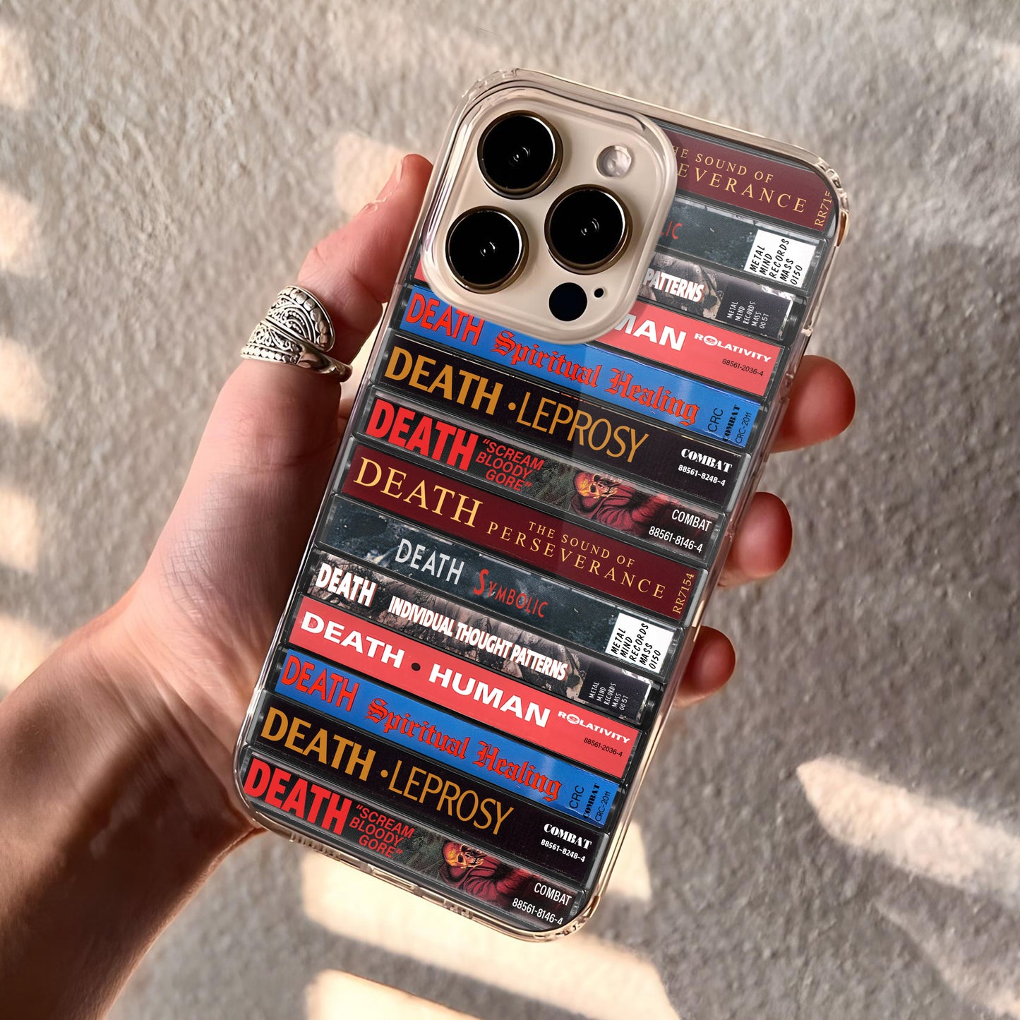 Death Albums Cassette Collection Retro Phone Case