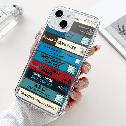 The Jackson 5 Albums Cassette Collection Retro Phone Case