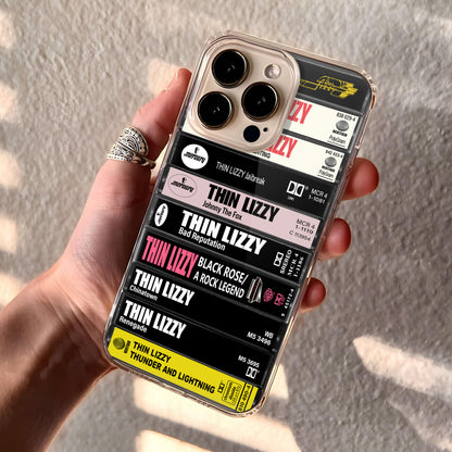 Thin Lizzy Albums Cassette Collection Retro Phone Case