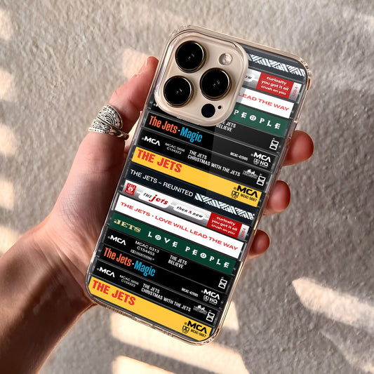 The Jets Albums Cassette Collection Retro Phone Case