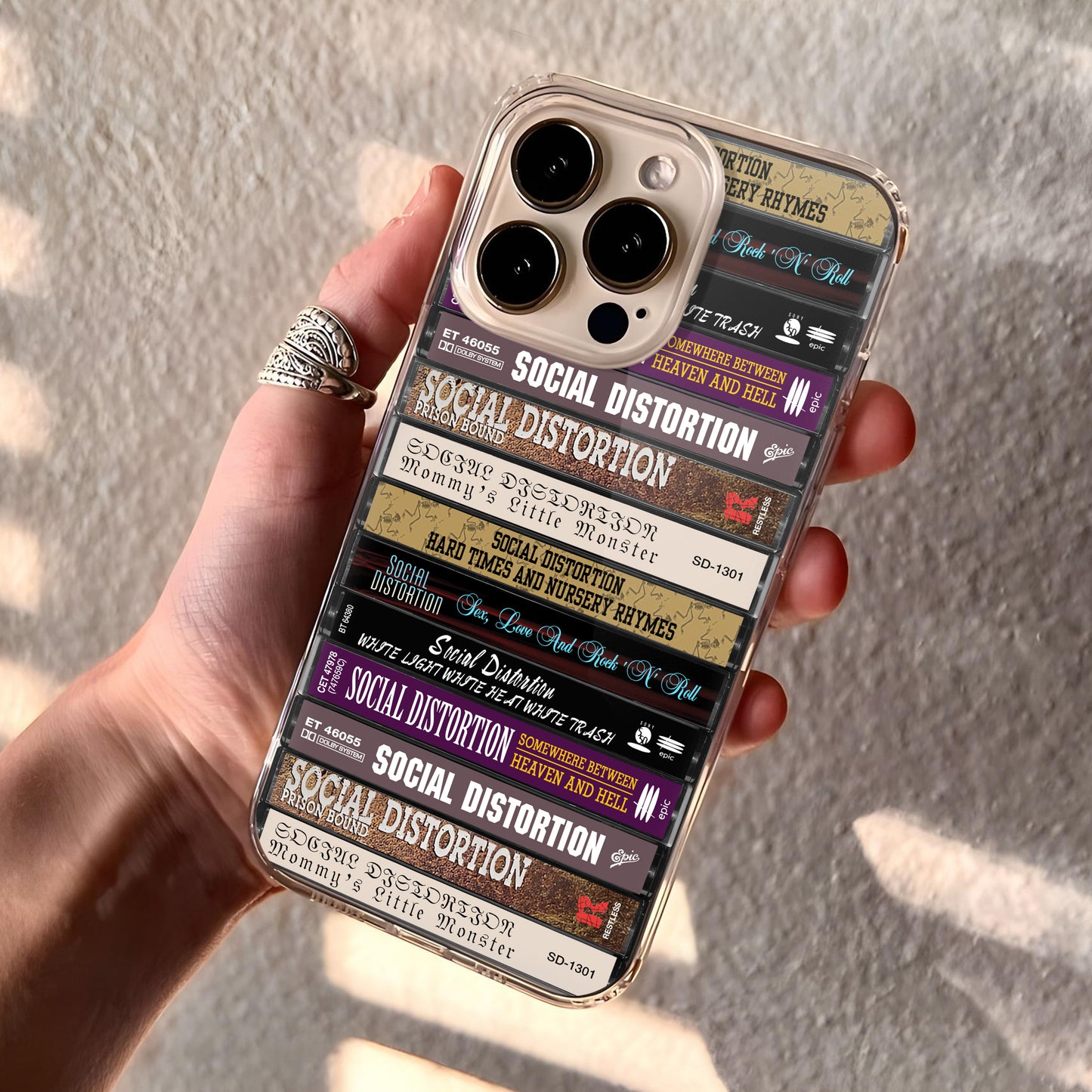 Social Distortion Albums Cassette Collection Retro Phone Case