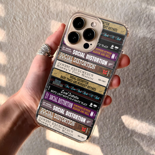 Social Distortion Albums Cassette Collection Retro Phone Case