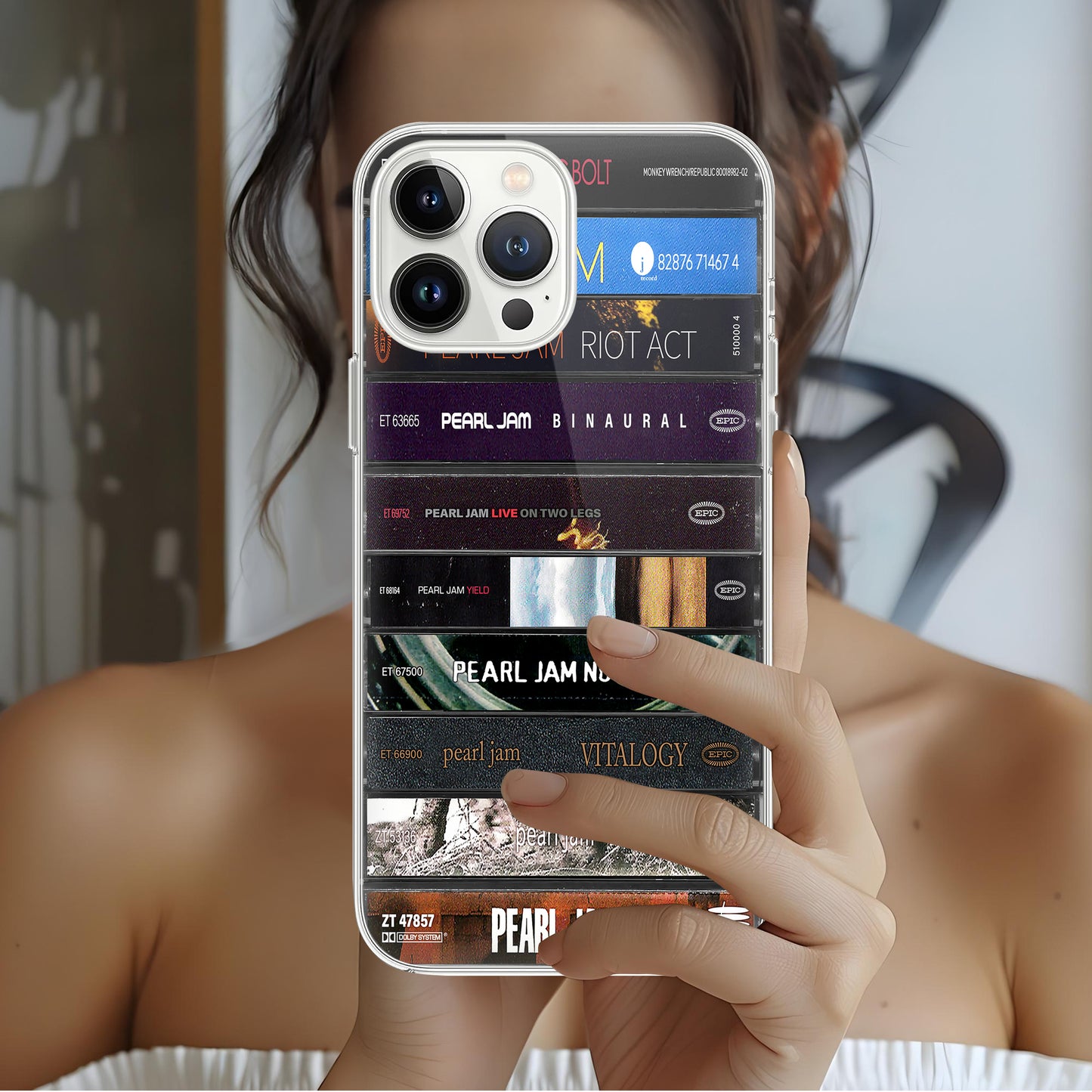 pj Albums Cassette Collection Retro Phone Case