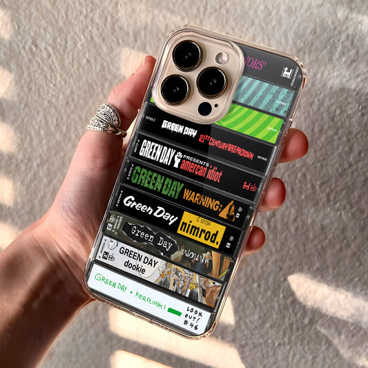 Green Day Albums Cassette Collection Retro MagSafe Phone Case