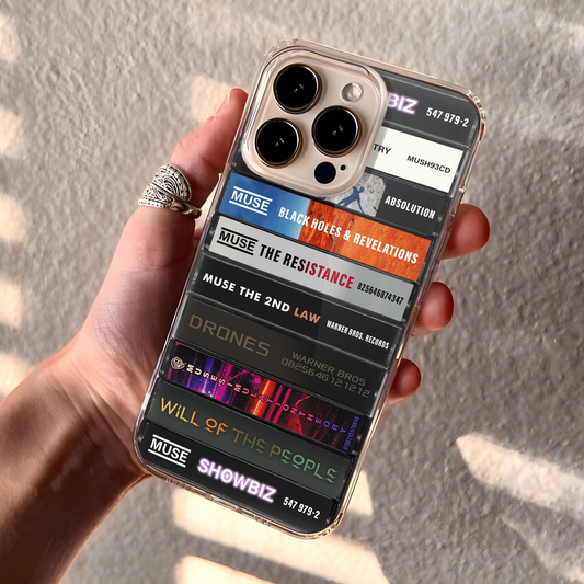 Muse Albums Cassette Collection Retro Phone Case