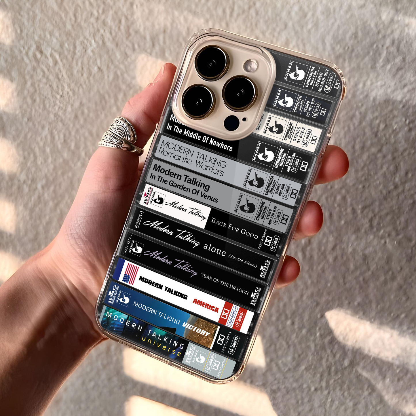 Modern Talking Albums Cassette Collection Retro Phone Case