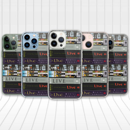 Live Albums Cassette Collection Retro Phone Case