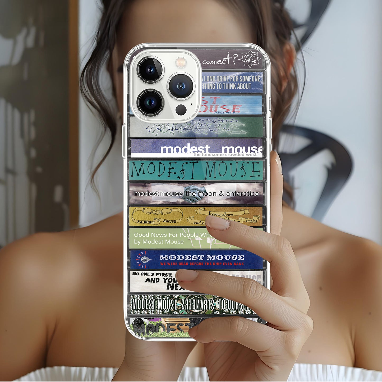 Modest Mouse Albums Cassette Collection Retro Phone Case