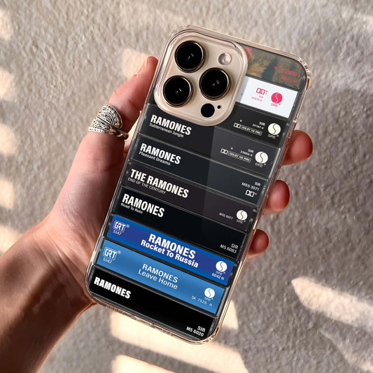 Ramones Albums Cassette Collection Retro Phone Case