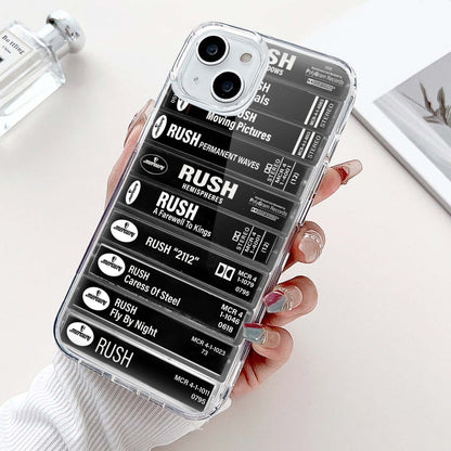 Rush Albums Cassette Collection Retro Phone Case