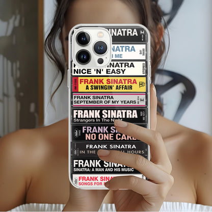 Frank Sinatra Albums Cassette Collection Retro Phone Case