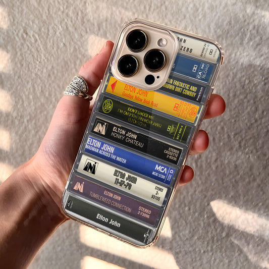 Elton John Albums Cassette Collection Retro MagSafe Phone Case