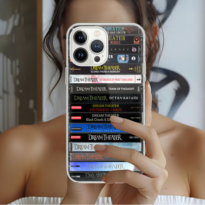 Dream Theater Albums Cassette Collection Retro Phone Case