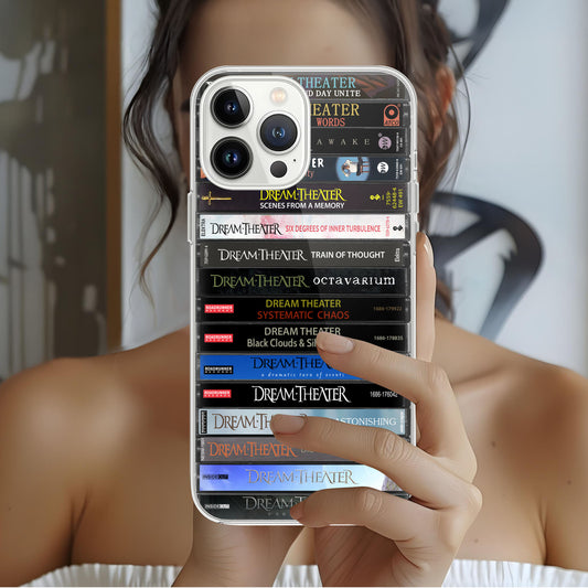 Dream Theater Albums Cassette Collection Retro Phone Case