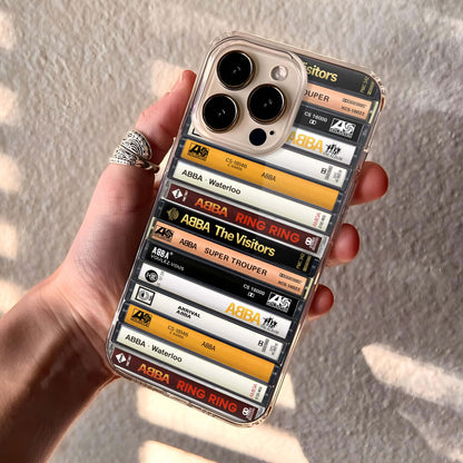 ABBA Albums Cassette Collection Retro Phone Case