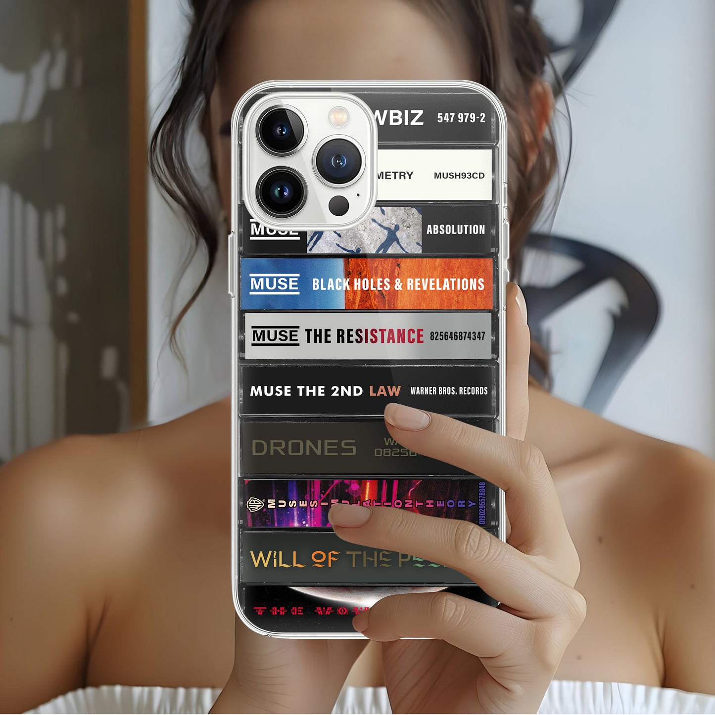 Muse Albums Cassette Collection Retro Phone Case