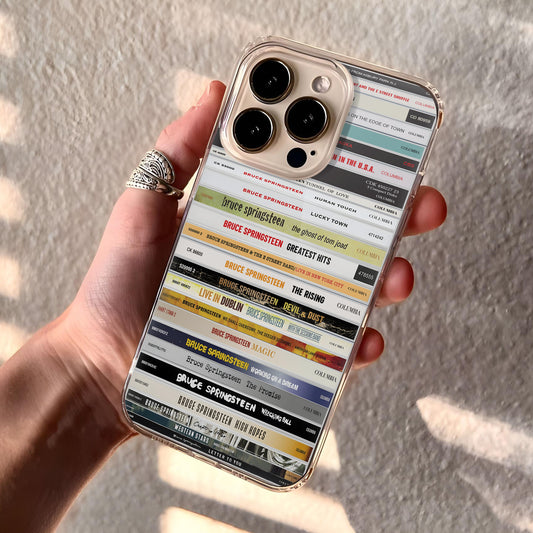 Bruce Springsteen Albums CD Collection Retro Phone Case