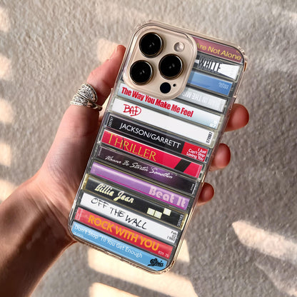 Michael Jackson Music Cassette Collection Retro Phone Case