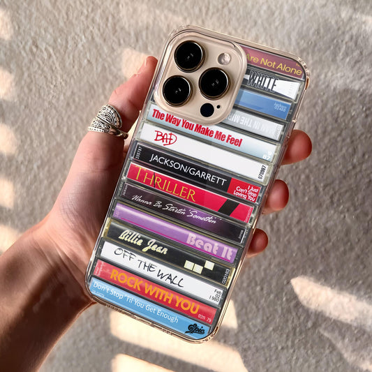 Michael Jackson Music Cassette Collection Retro Phone Case