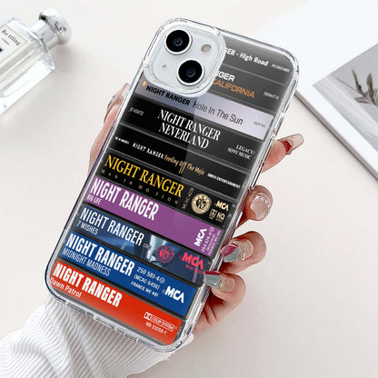 Night Ranger Albums Cassette Collection Retro Phone Case