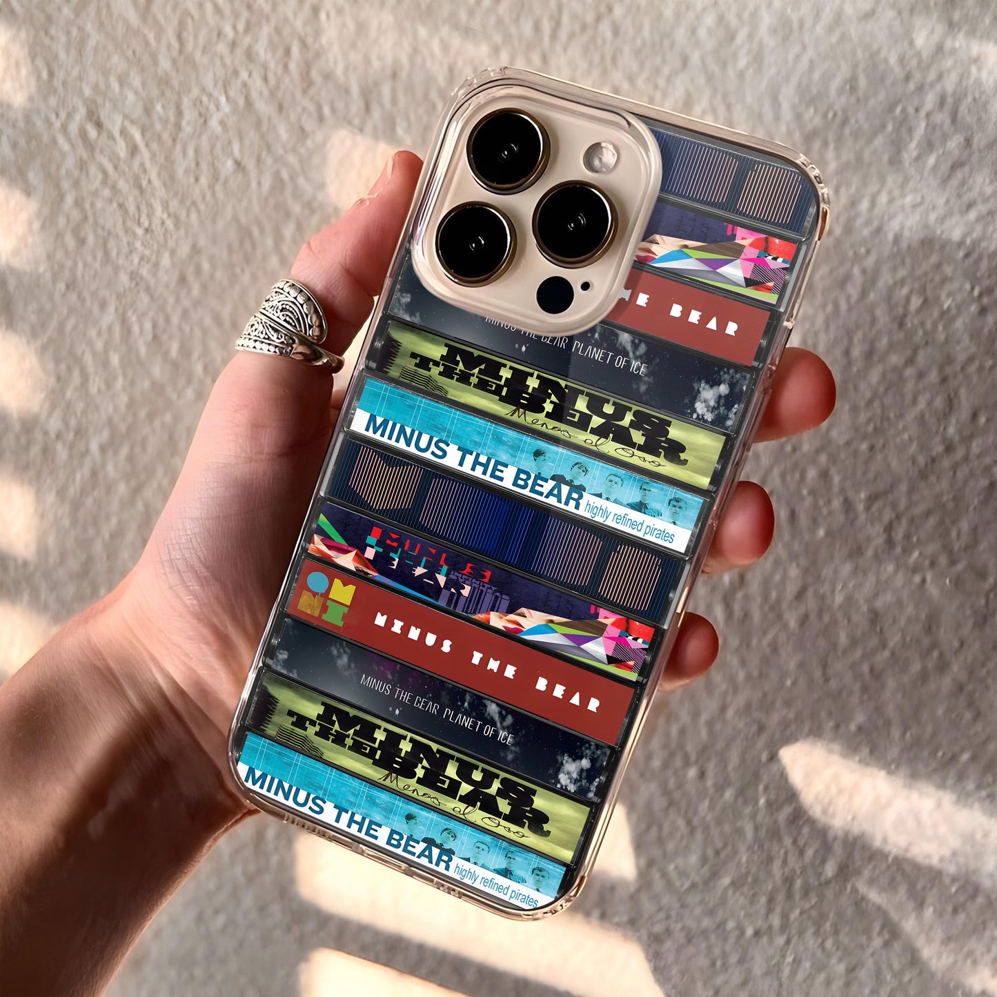 Minus the Bear Albums Cassette Collection Retro Phone Case