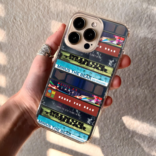 Minus the Bear Albums Cassette Collection Retro Phone Case