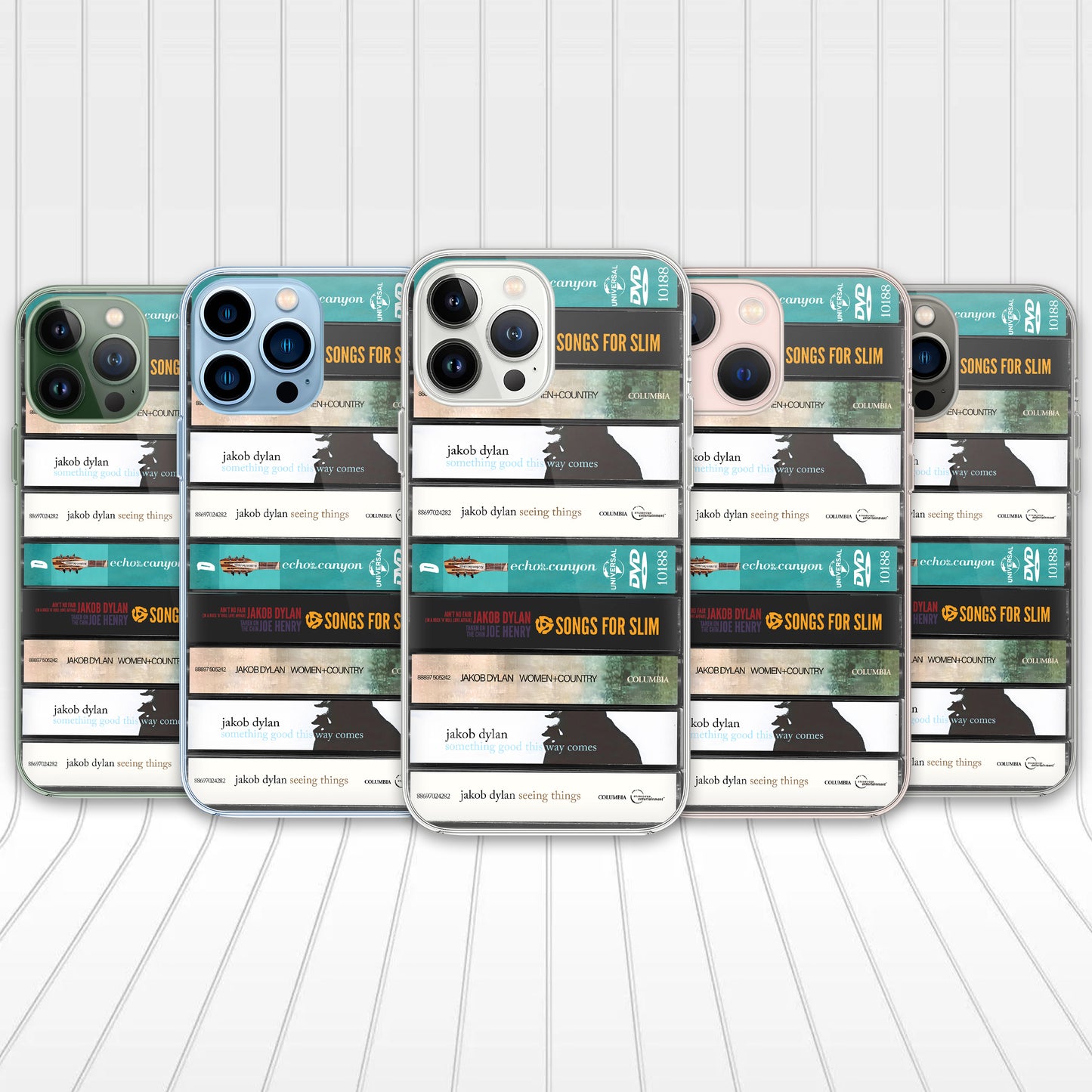 Jacob Dylan Albums Cassette Collection Retro Phone Case