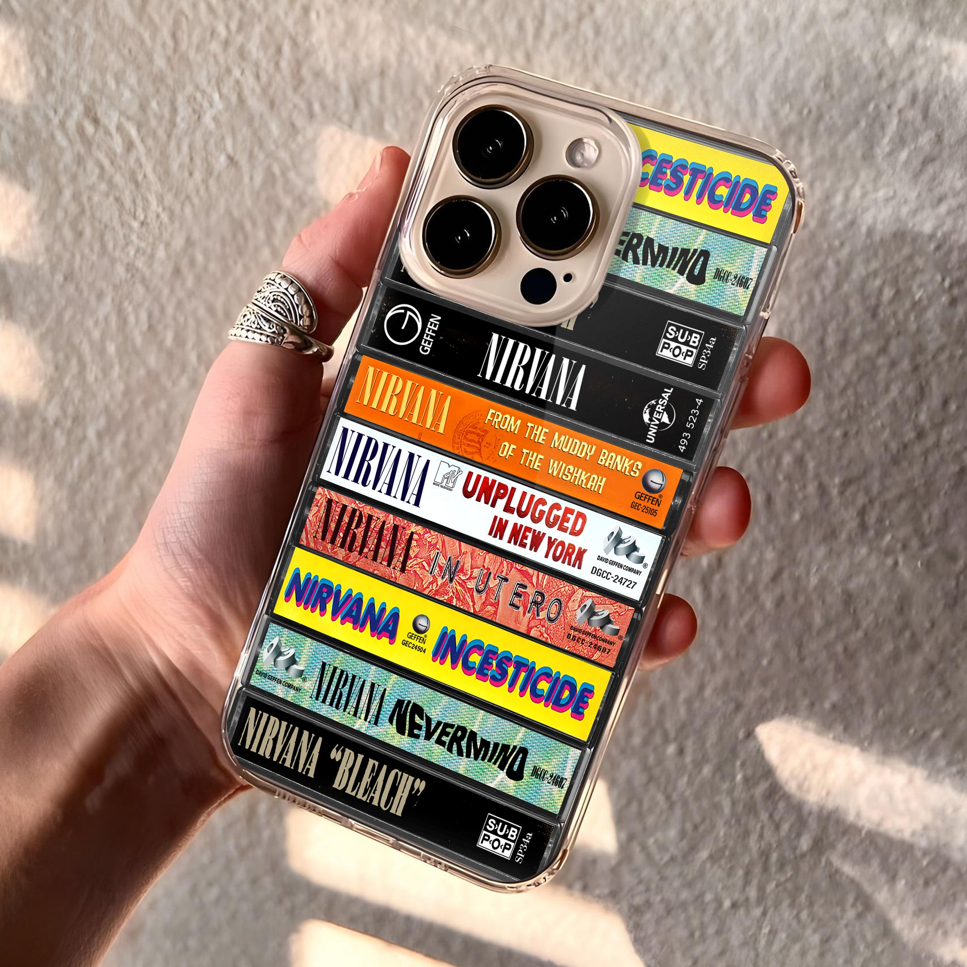 Nirvana Albums Cassette Collection Retro Phone Case – MTervoDesign Nirvana Albums Cassette Collection Retro Phone Case – MTervoDesign