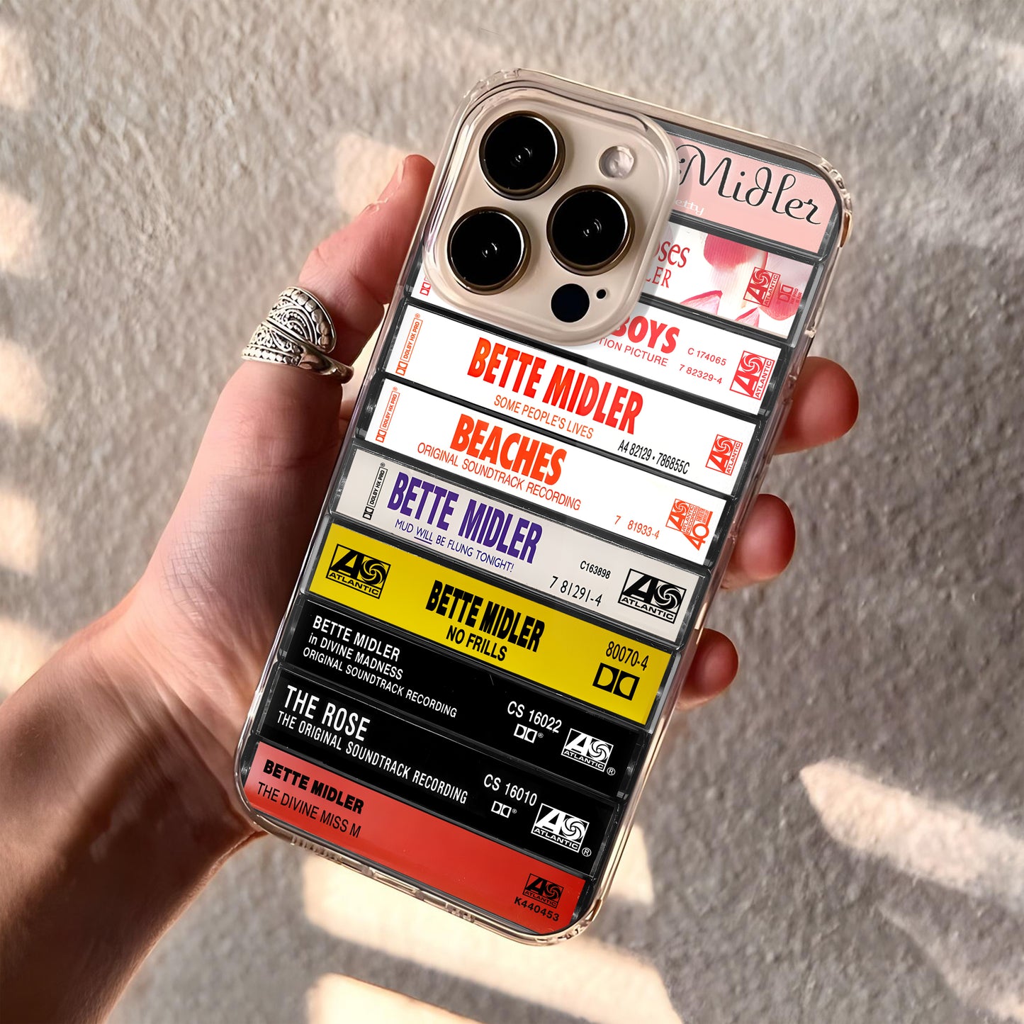Bette Midler Albums Cassette Collection Retro Phone Case