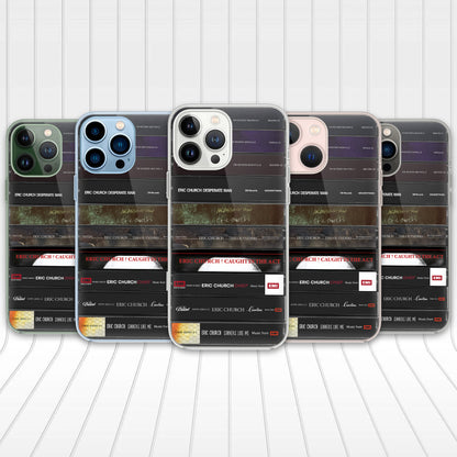 Eric Church Albums Cassette Collection Retro Phone Case