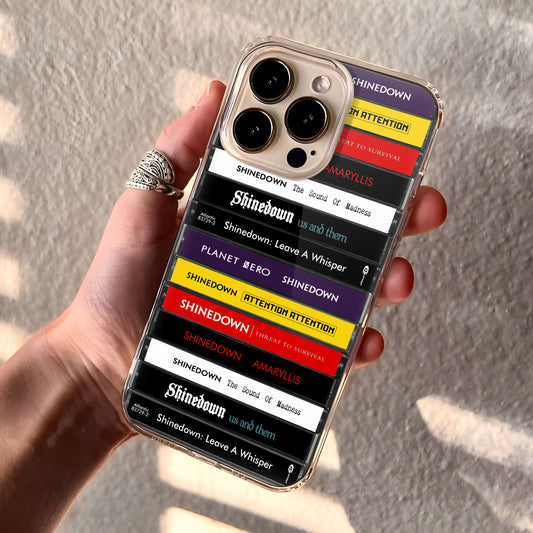 Shinedown Albums Cassette Collection Retro Phone Case