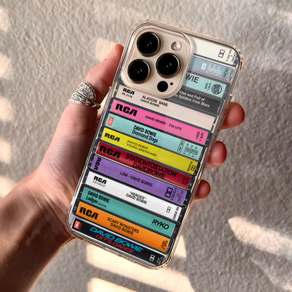 David Bowie Albums Cassette Collection Retro MagSafe Phone Case