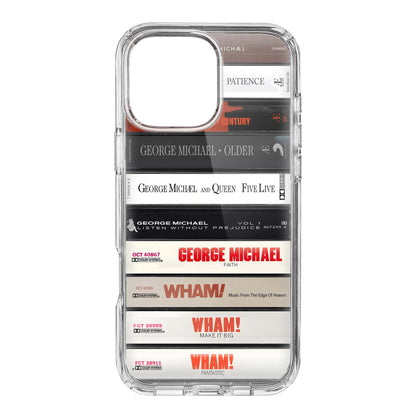George Micheal Albums Cassette Collection Retro Phone Case