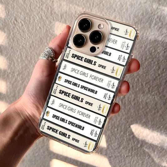 Spice Girls Albums Cassette Collection Retro Phone Case